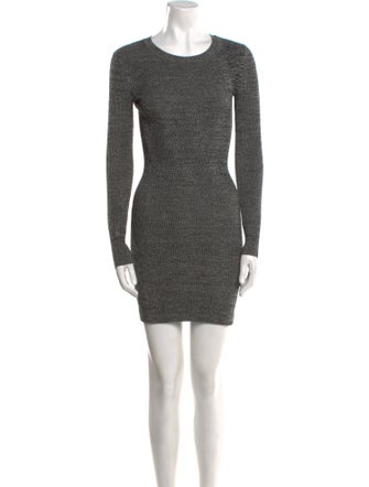 Minnie Rose Scoop Neck Mini Dress