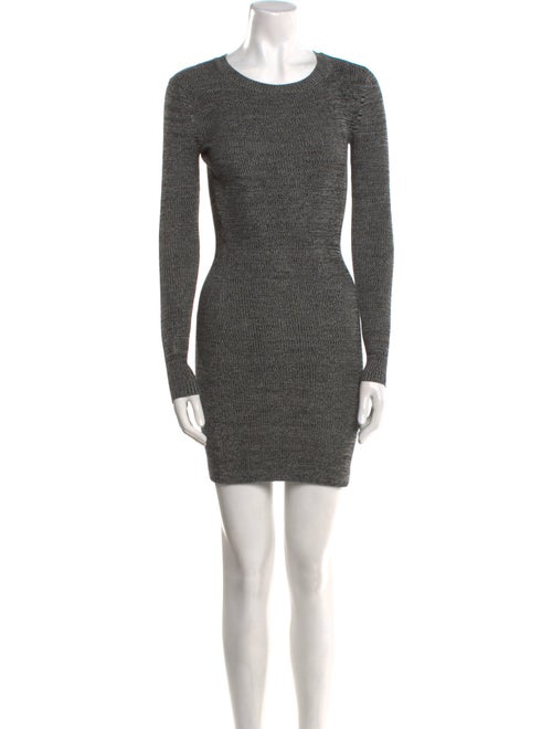 Minnie Rose Scoop Neck Mini Dress