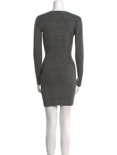 Minnie Rose Scoop Neck Mini Dress