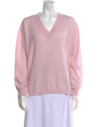 Minnie Rose Cashmere V-Neck Sweater