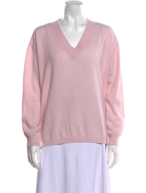 Minnie Rose Cashmere V-Neck Sweater