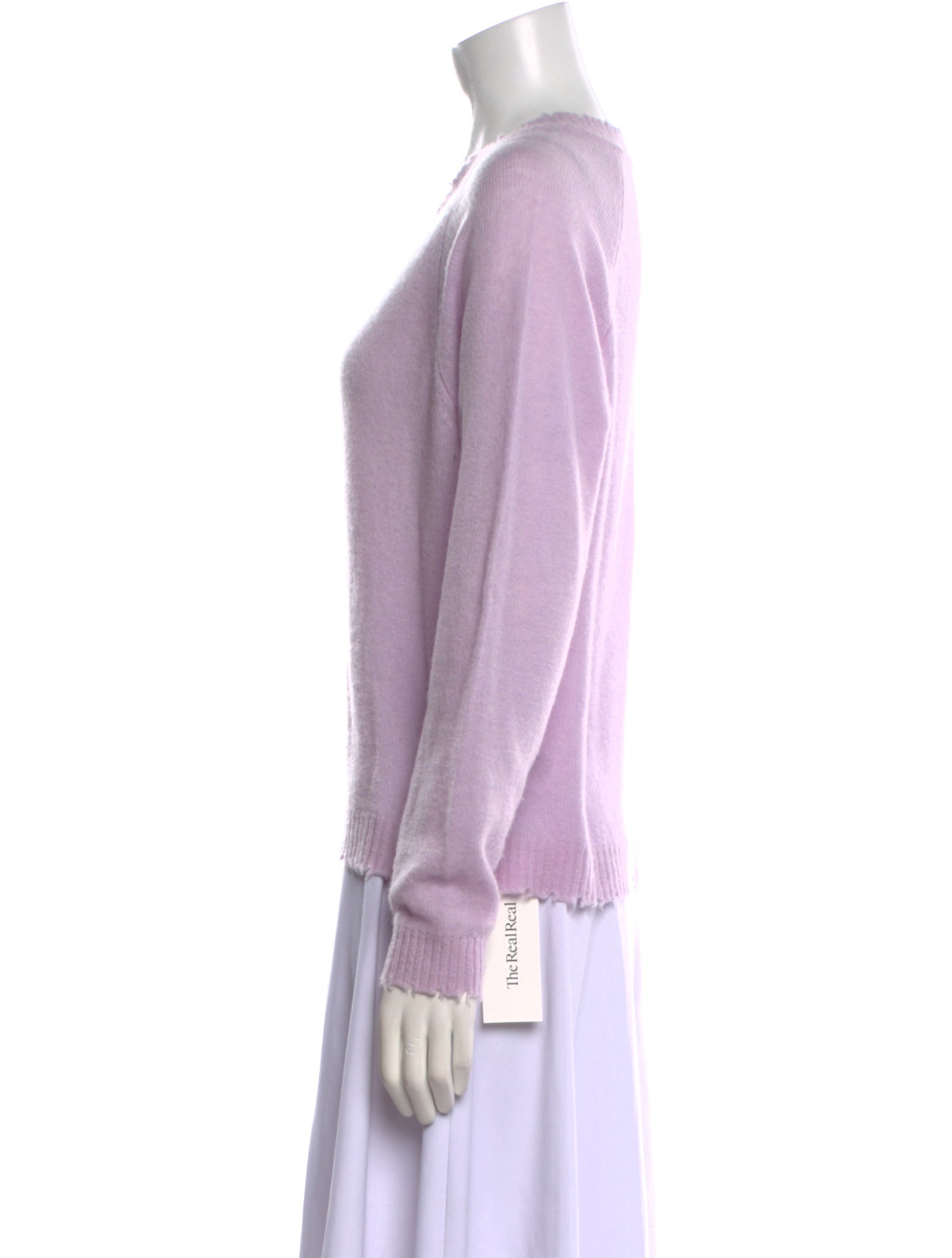 Minnie Rose Cashmere V-Neck Sweater
