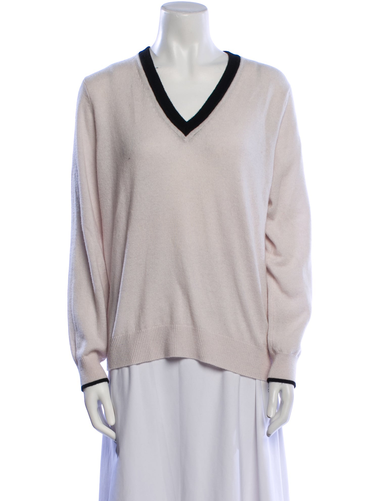Minnie Rose Cashmere V-Neck Sweater w/ Tags
