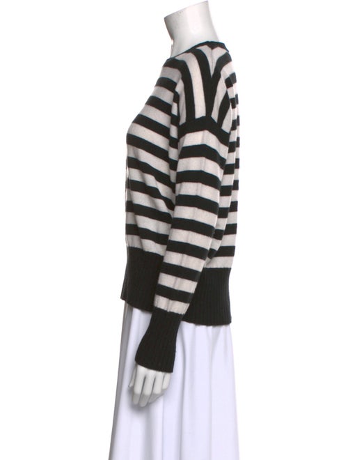 Minnie Rose Cashmere Striped Sweater