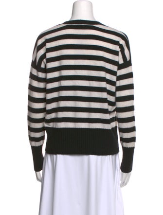 Minnie Rose Cashmere Striped Sweater