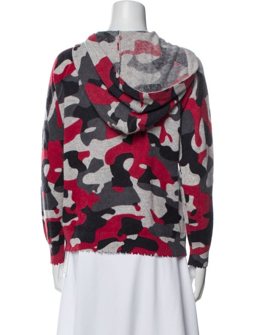Minnie Rose Cashmere Printed Sweater