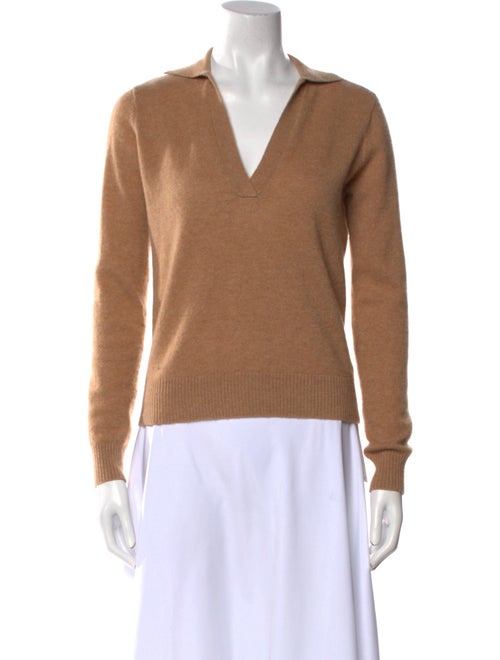 Minnie Rose Cashmere V-Neck Sweater
