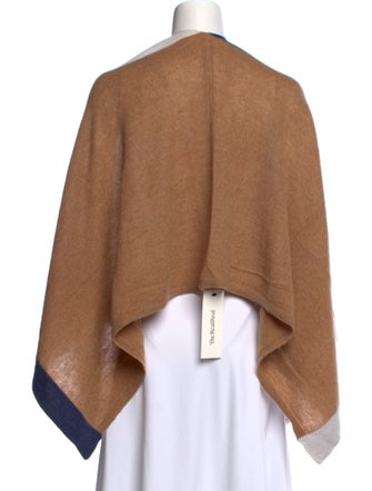 Minnie Rose Cashmere Colorblock Pattern Sweater