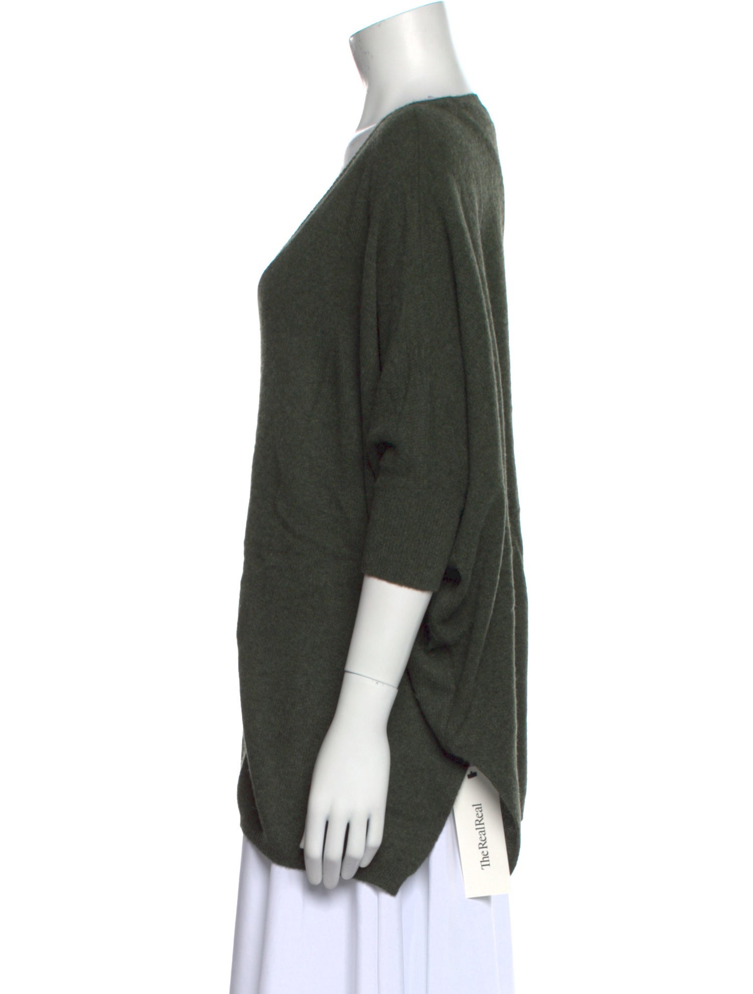 Minnie Rose Cashmere V-Neck Sweater