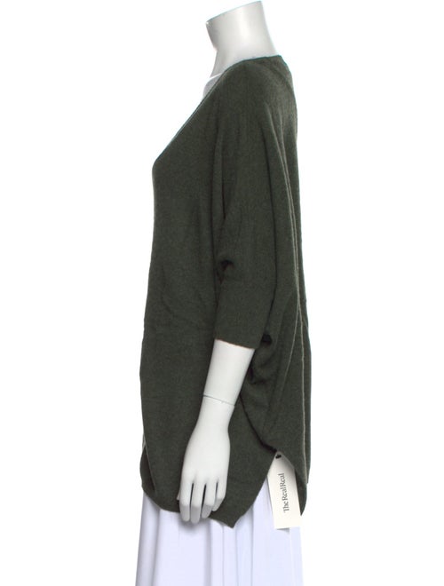 Minnie Rose Cashmere V-Neck Sweater