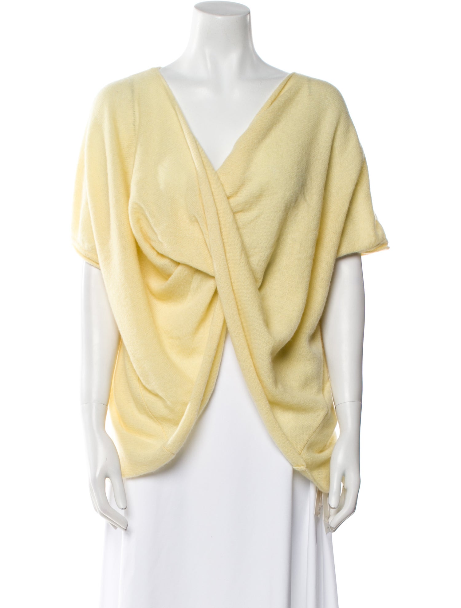 Minnie Rose Cashmere V-Neck Sweater w/ Tags