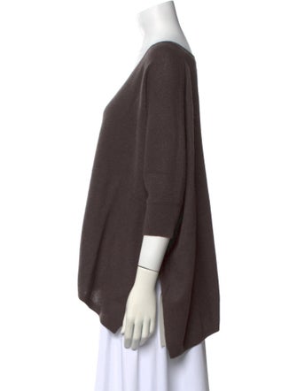 Minnie Rose Cashmere V-Neck Sweater