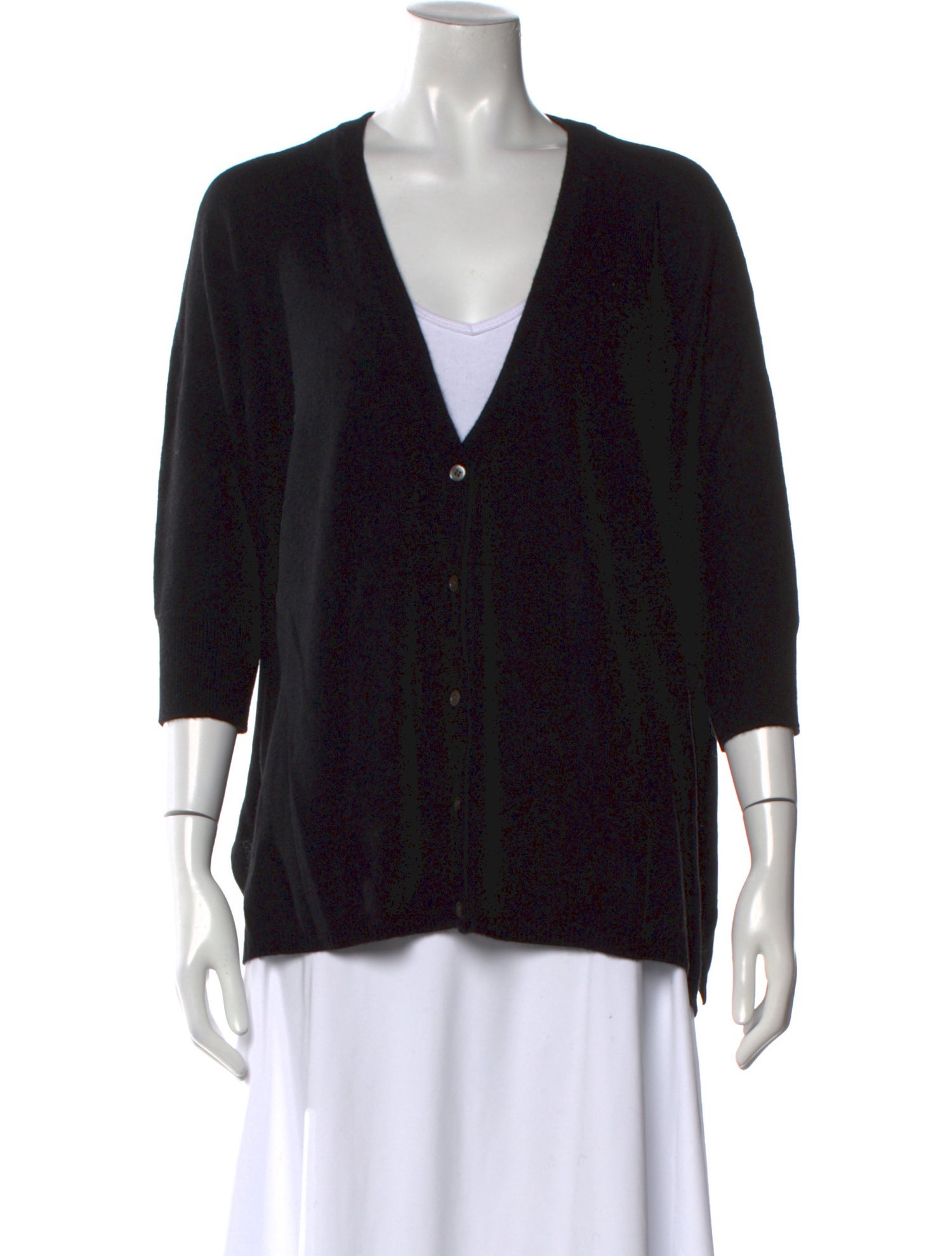 Minnie Rose Cashmere V-Neck Sweater w/ Tags