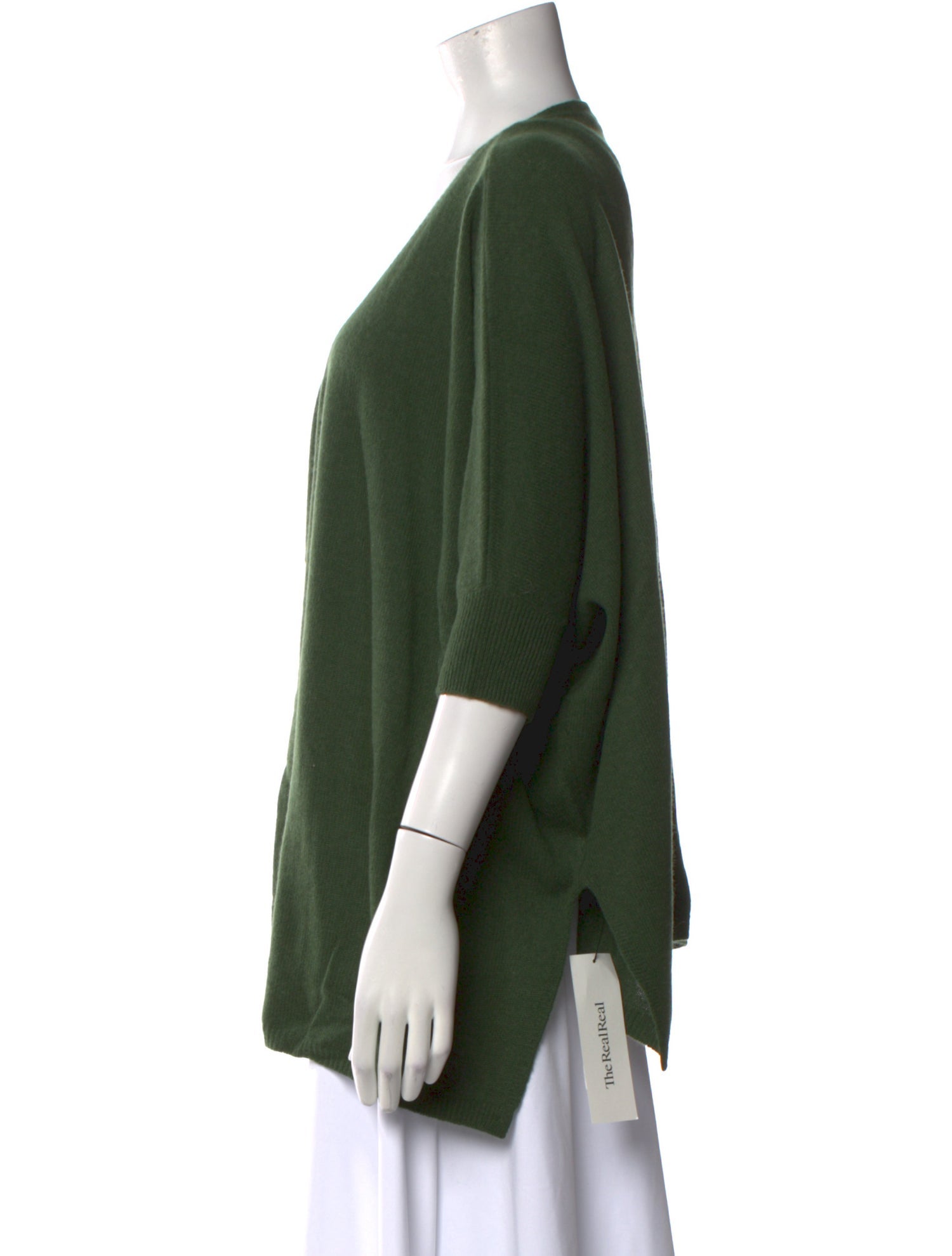 Minnie Rose Cashmere V-Neck Sweater w/ Tags