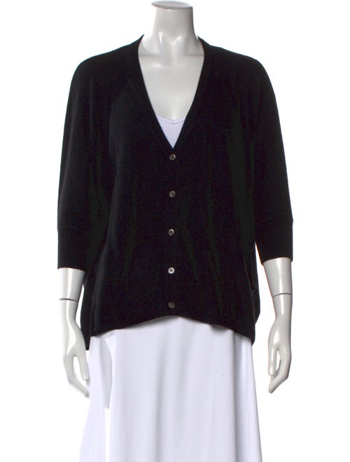 Minnie Rose Cashmere V-Neck Sweater