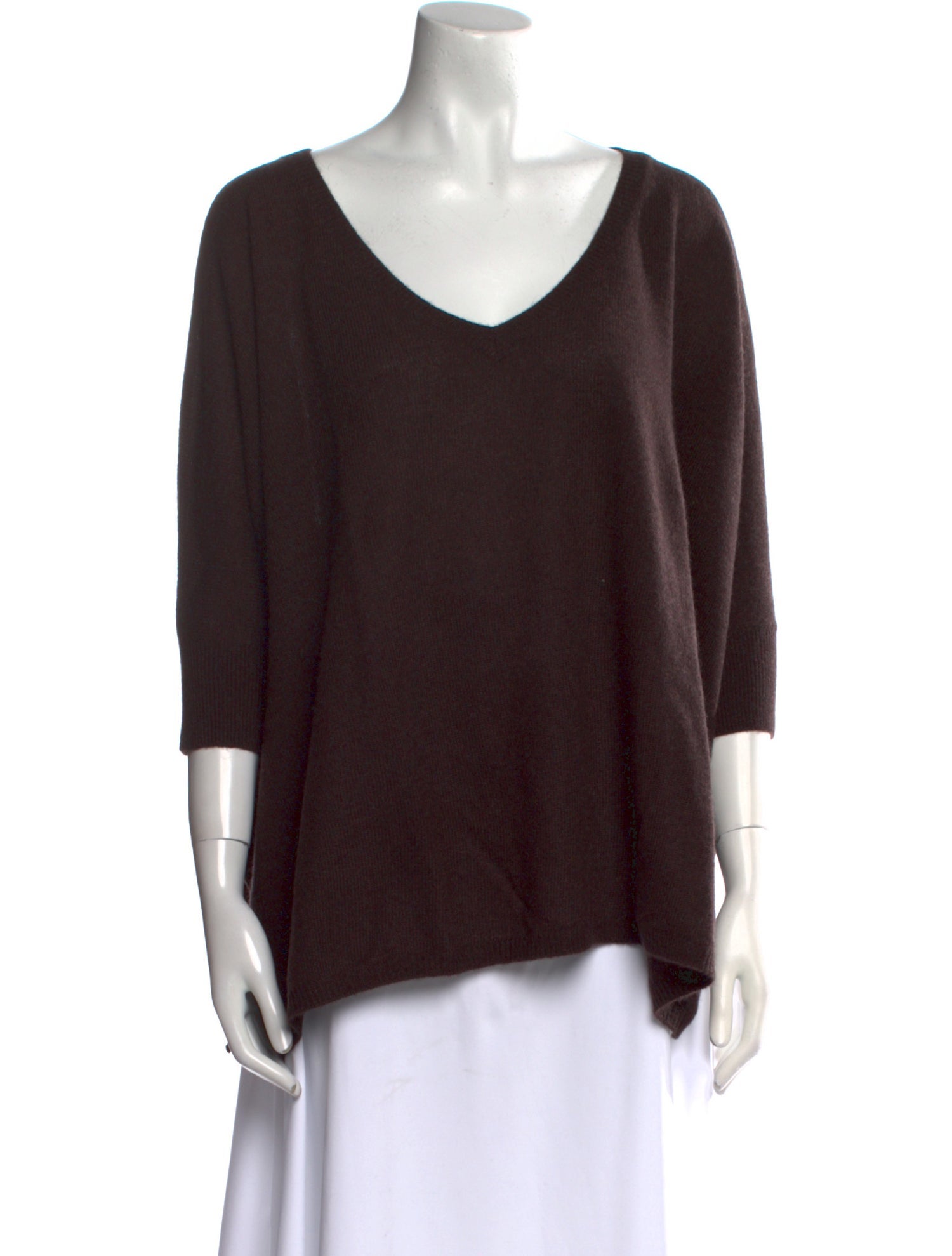 Minnie Rose Cashmere V-Neck Sweater w/ Tags