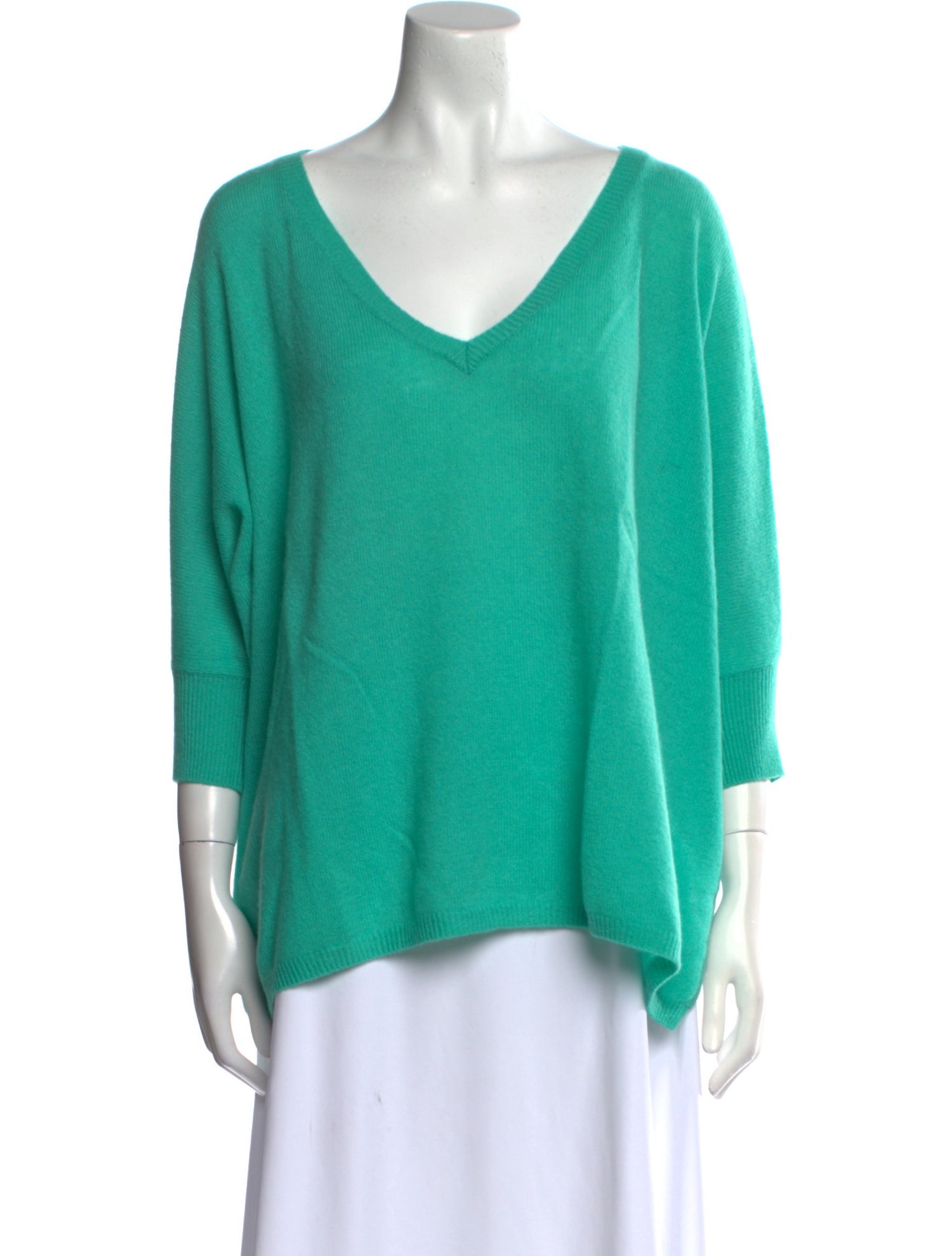 Minnie Rose Cashmere V-Neck Sweater w/ Tags