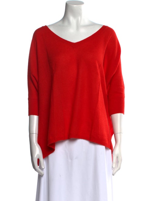 Minnie Rose Cashmere V-Neck Sweater