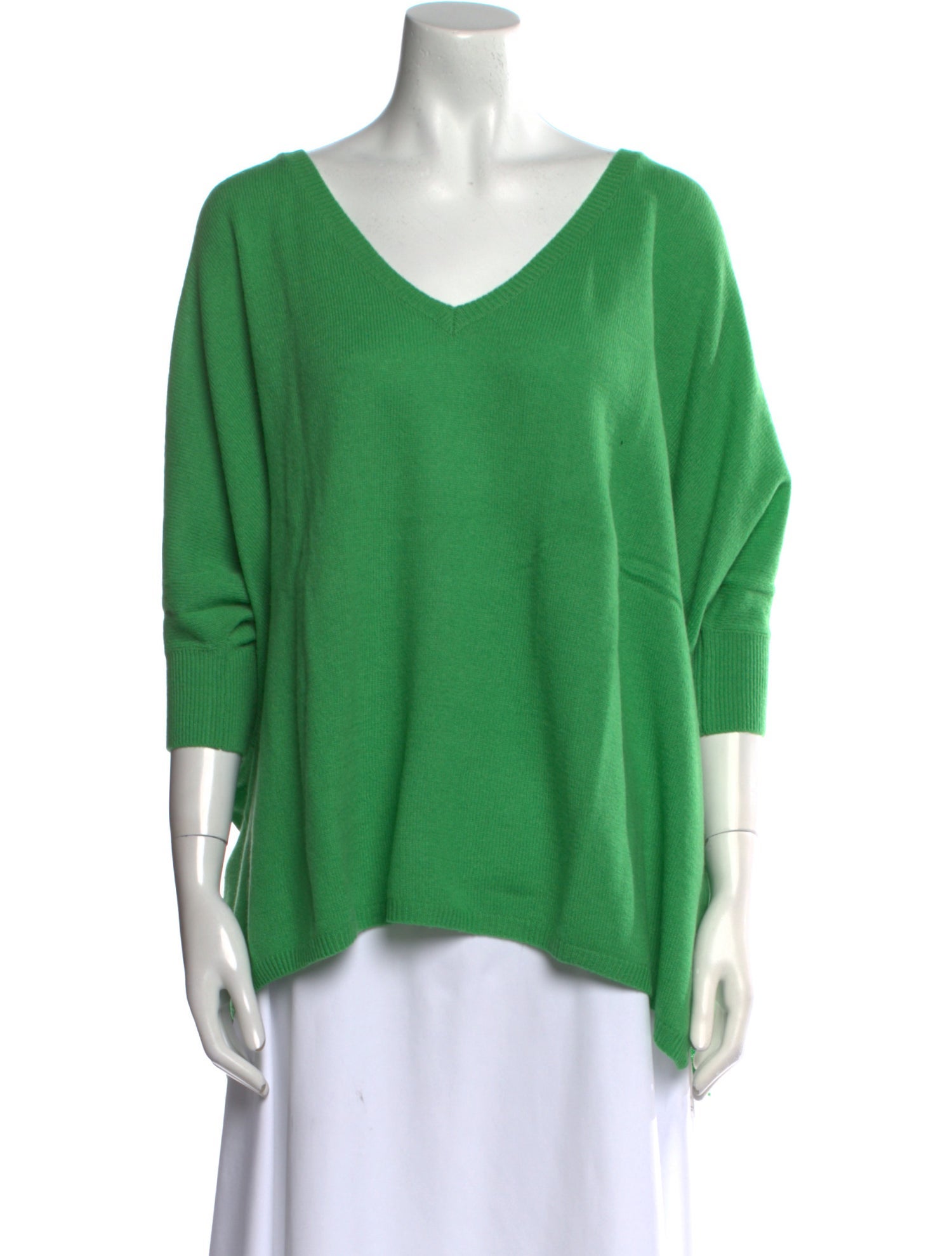 Minnie Rose Cashmere V-Neck Sweater w/ Tags