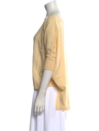 Minnie Rose Cashmere V-Neck Sweater