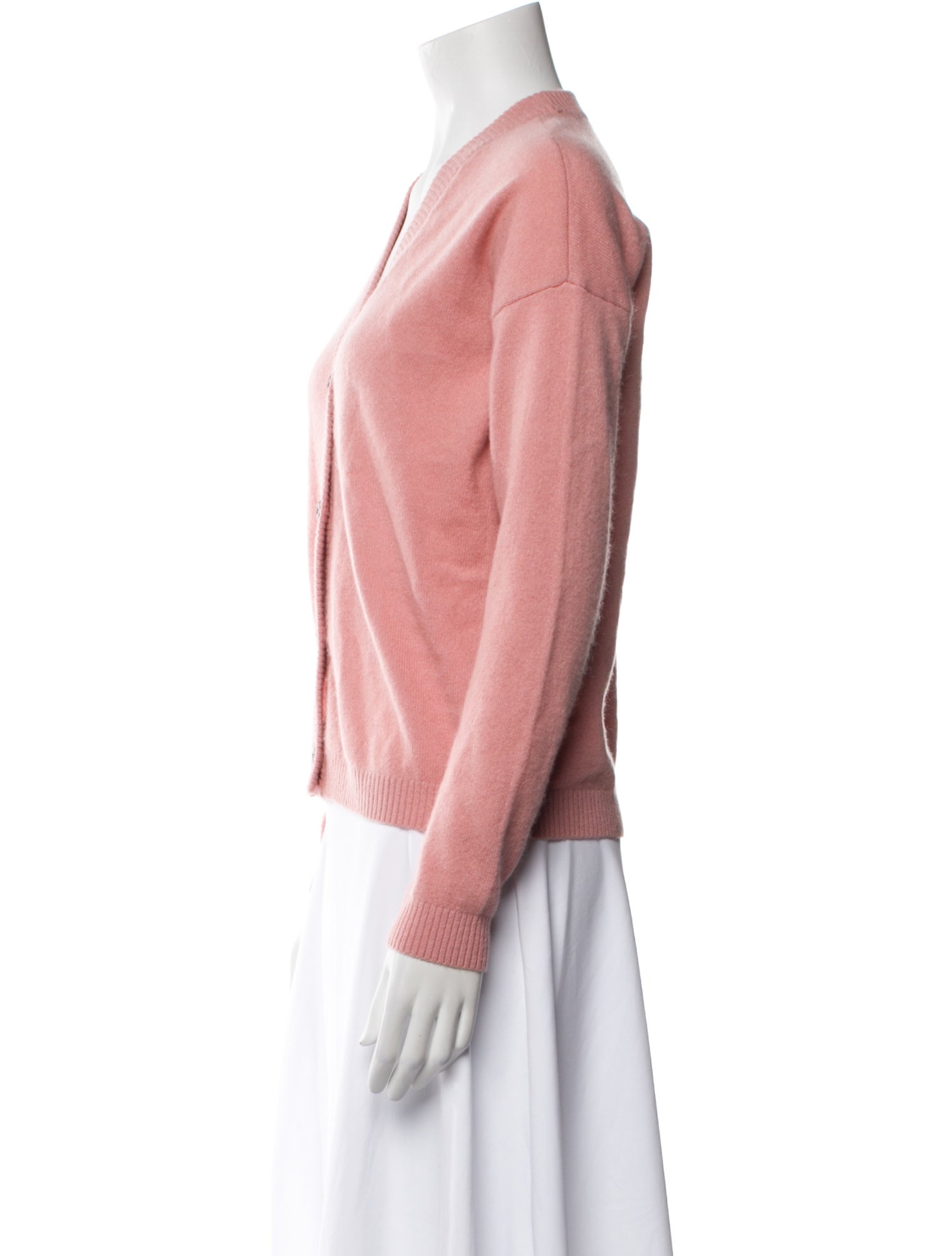 Minnie Rose Cashmere V-Neck Sweater