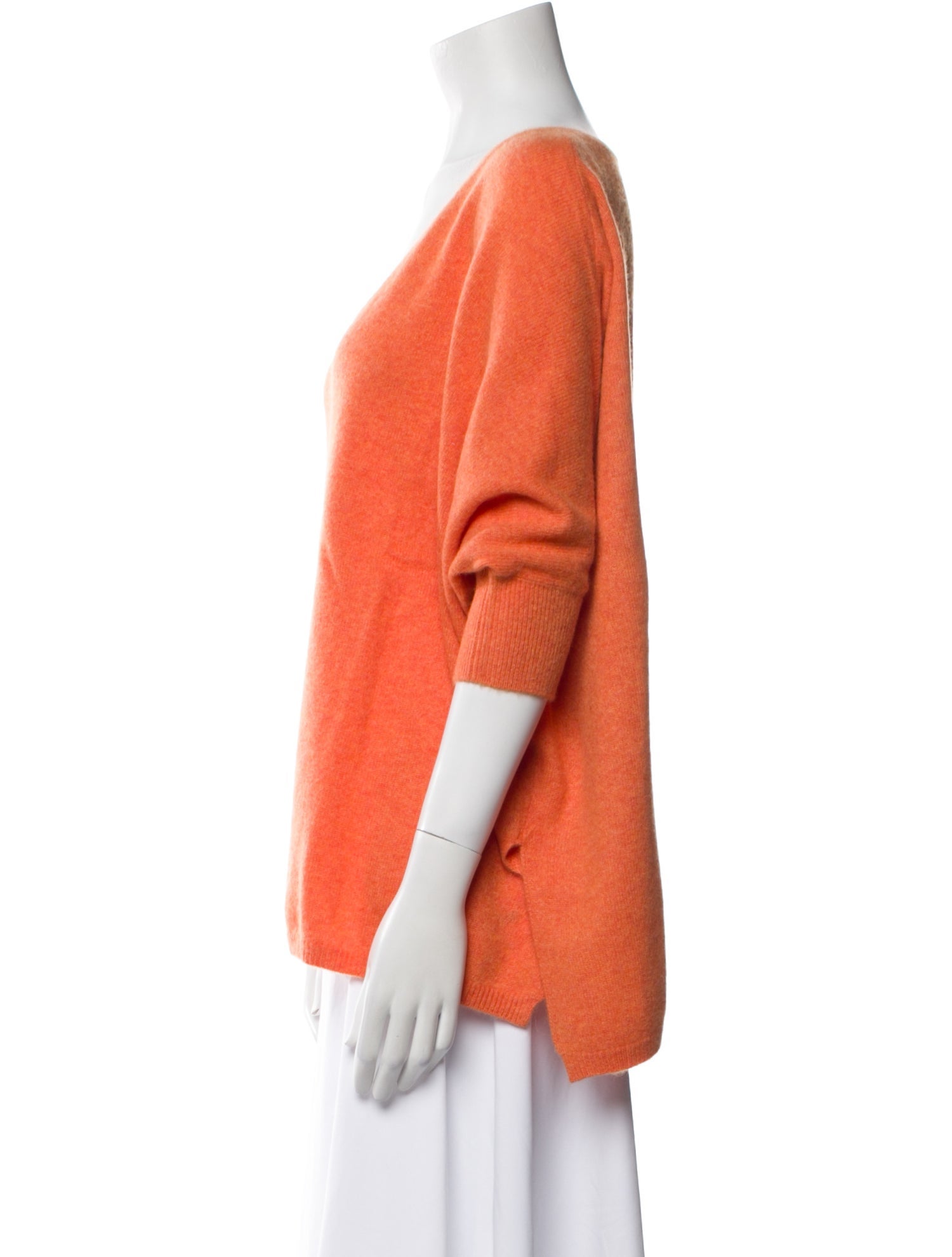 Minnie Rose Cashmere V-Neck Sweater