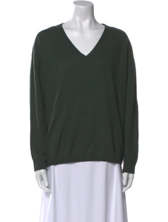 Minnie Rose Cashmere V-Neck Sweater