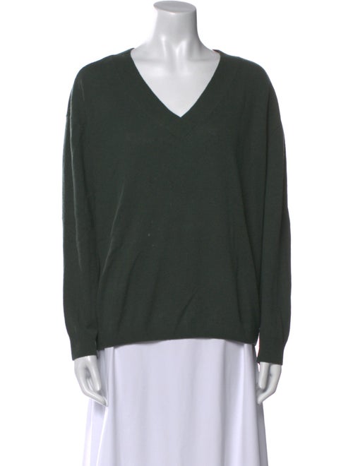 Minnie Rose Cashmere V-Neck Sweater