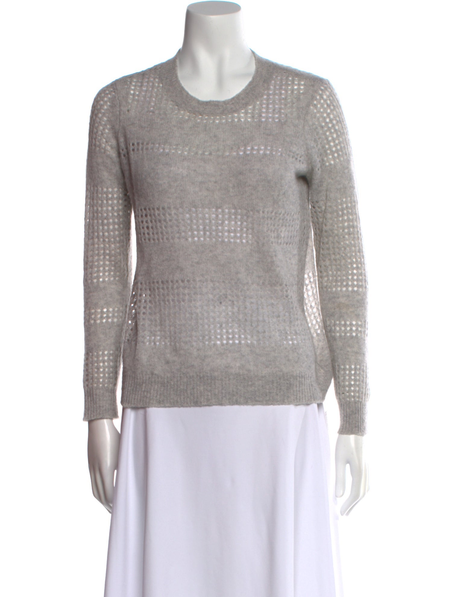 Minnie Rose Cashmere Crew Neck Sweater