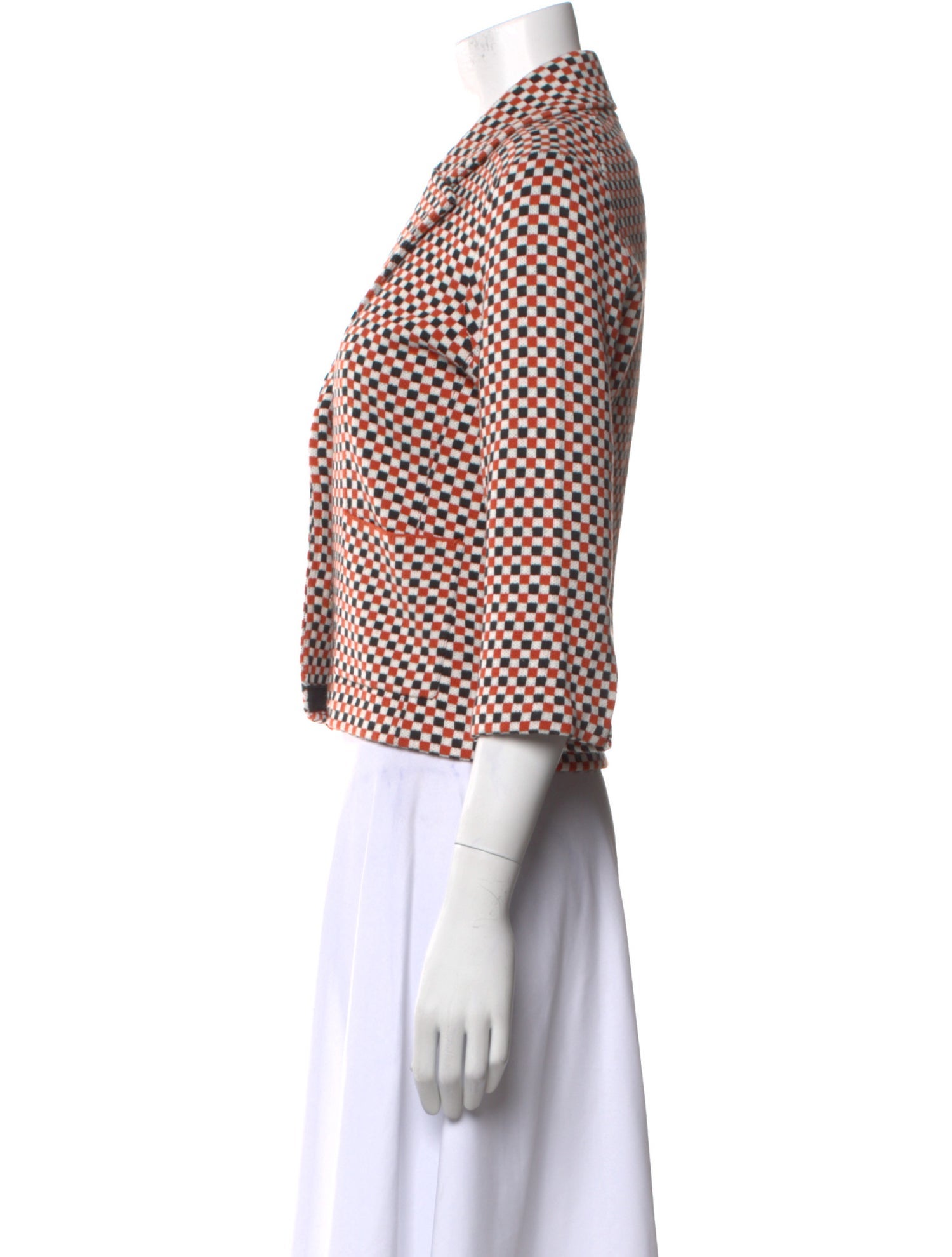 Minnie Rose Printed V-Neck Sweater