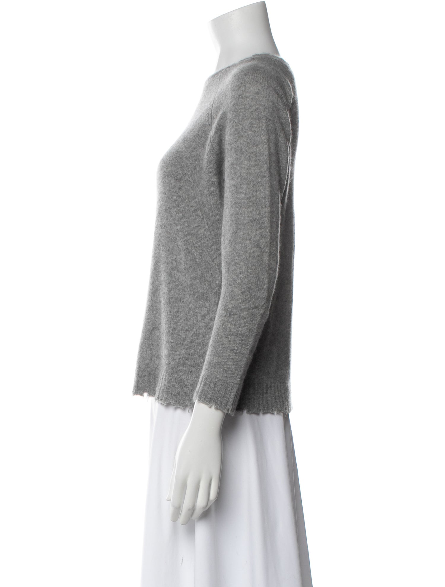 Minnie Rose Cashmere Bateau Neckline Sweater