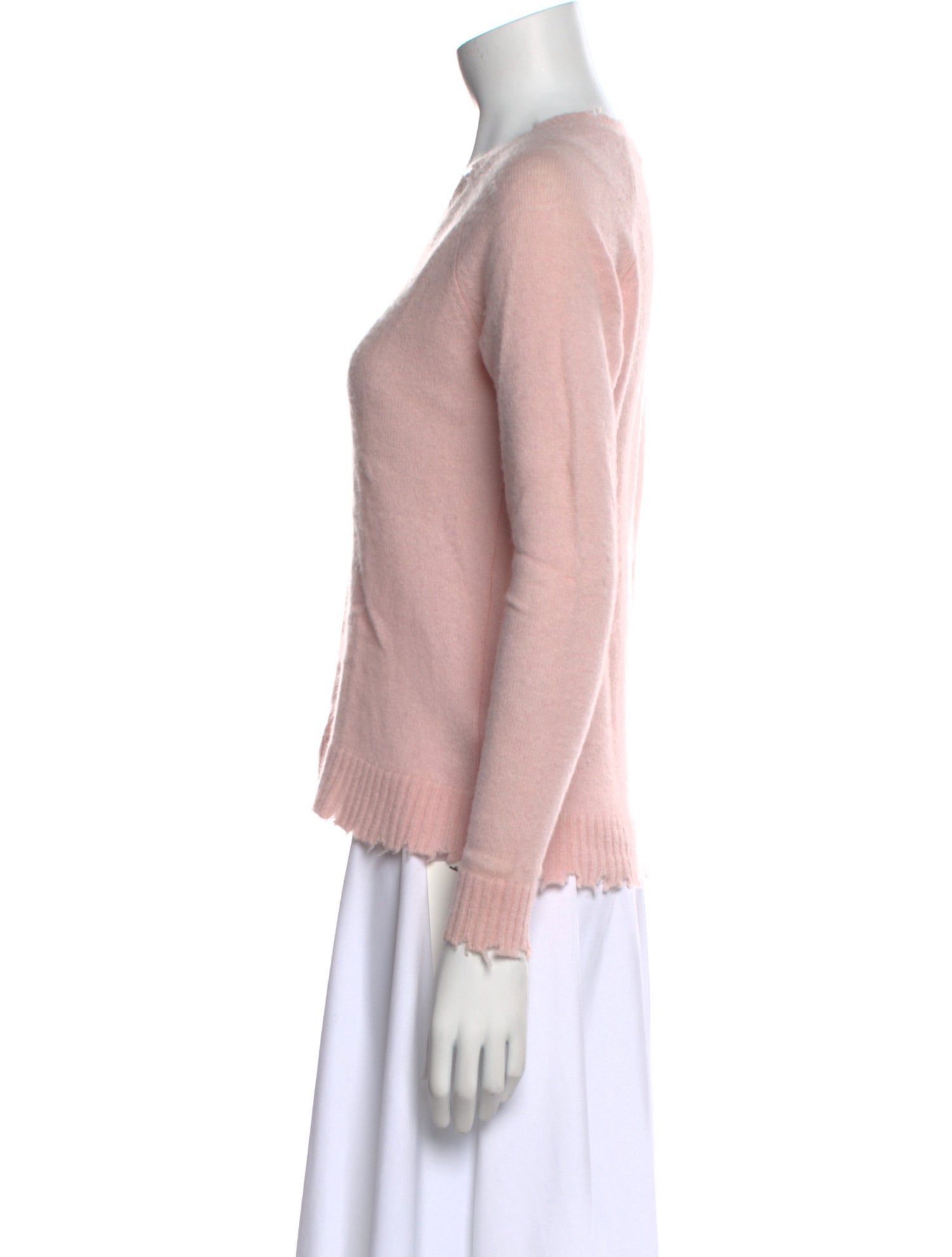 Minnie Rose Cashmere V-Neck Sweater