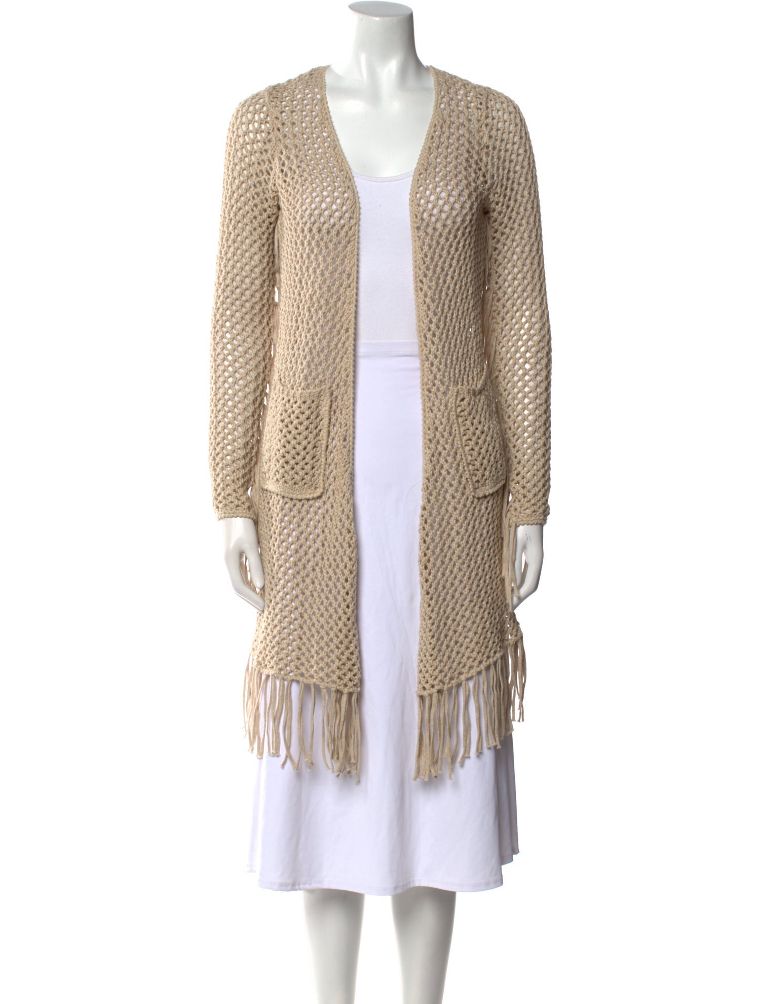 Minnie Rose Open Front Sweater