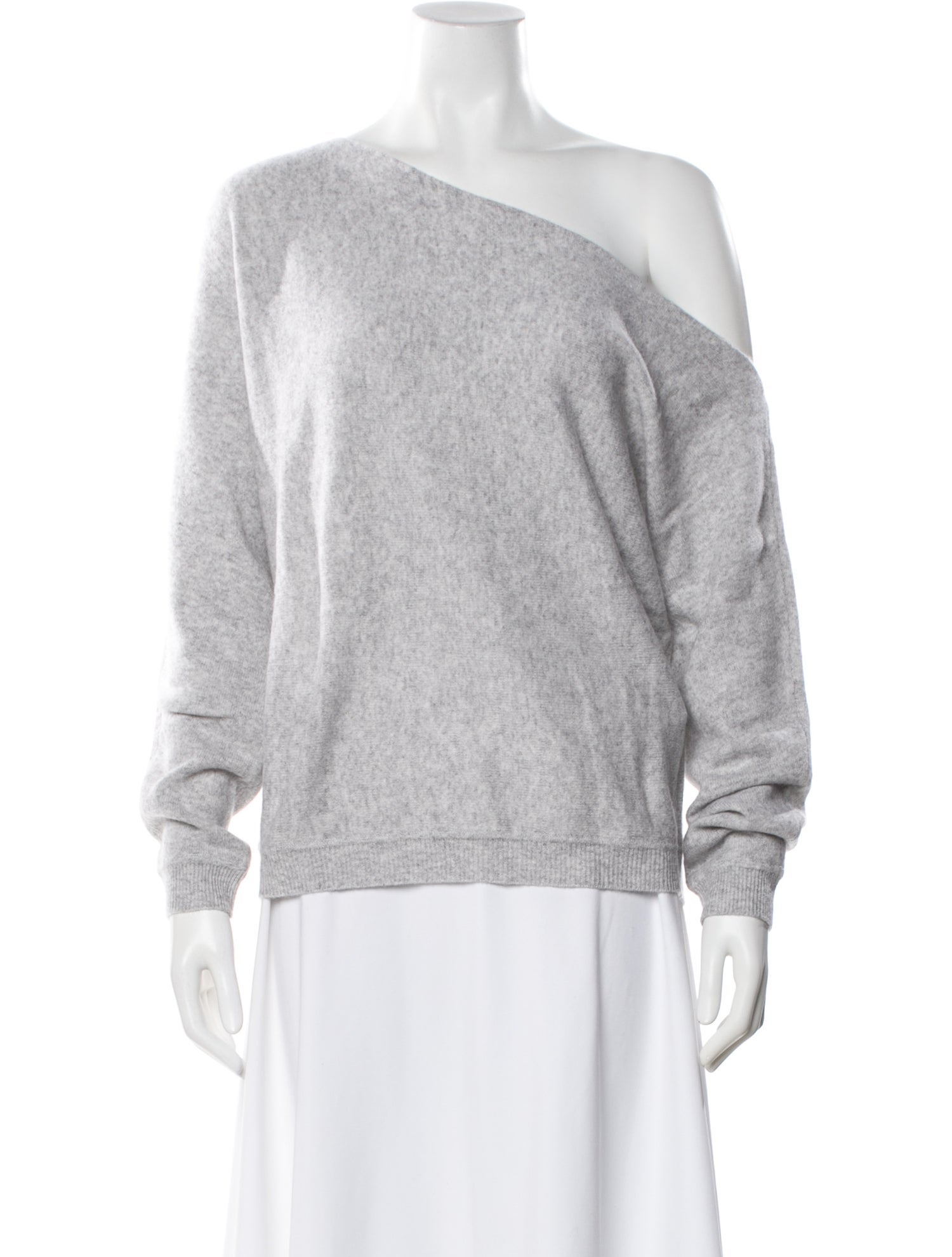 Minnie Rose Cashmere One-Shoulder Sweater w/ Tags