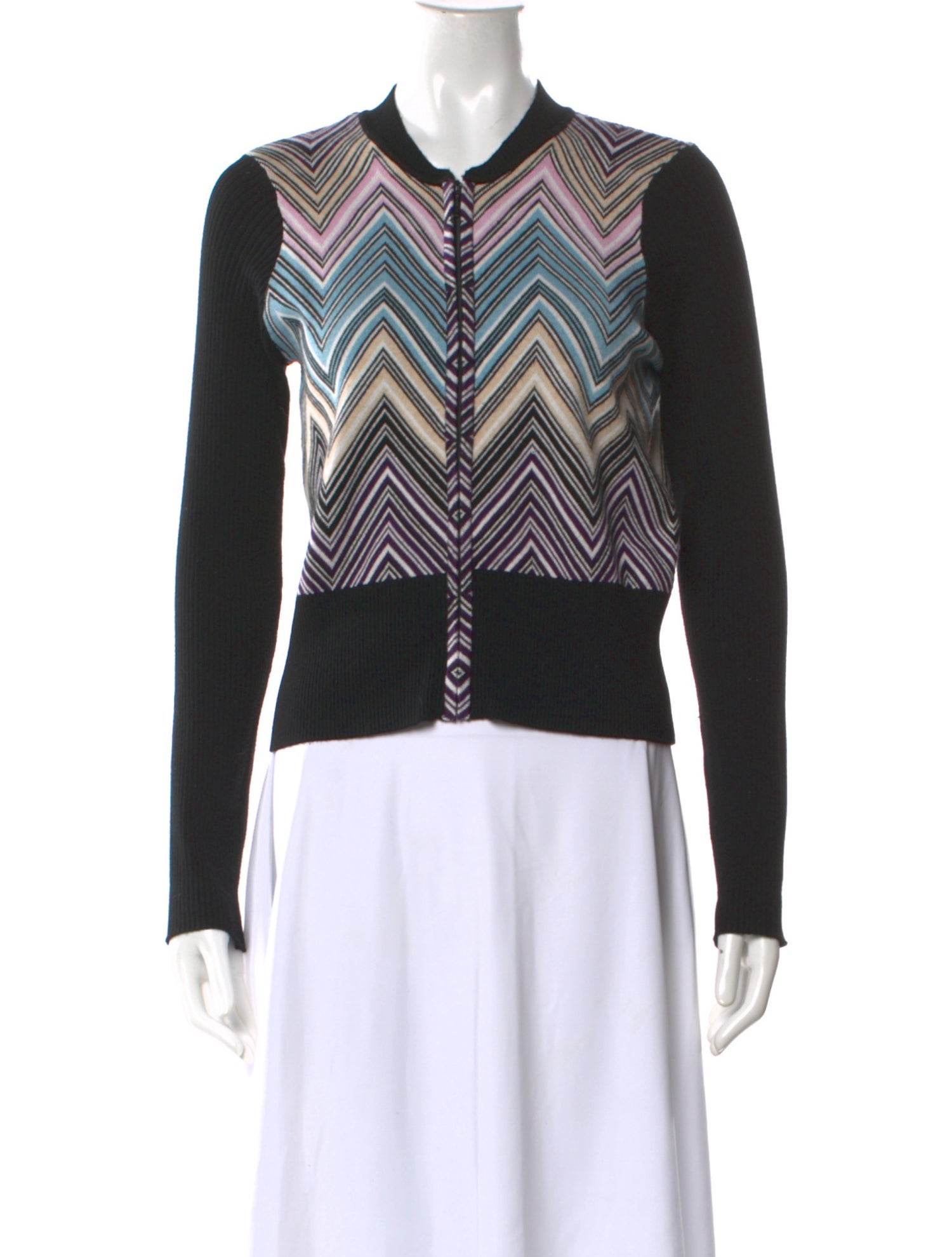 Minnie Rose Striped Crew Neck Sweater