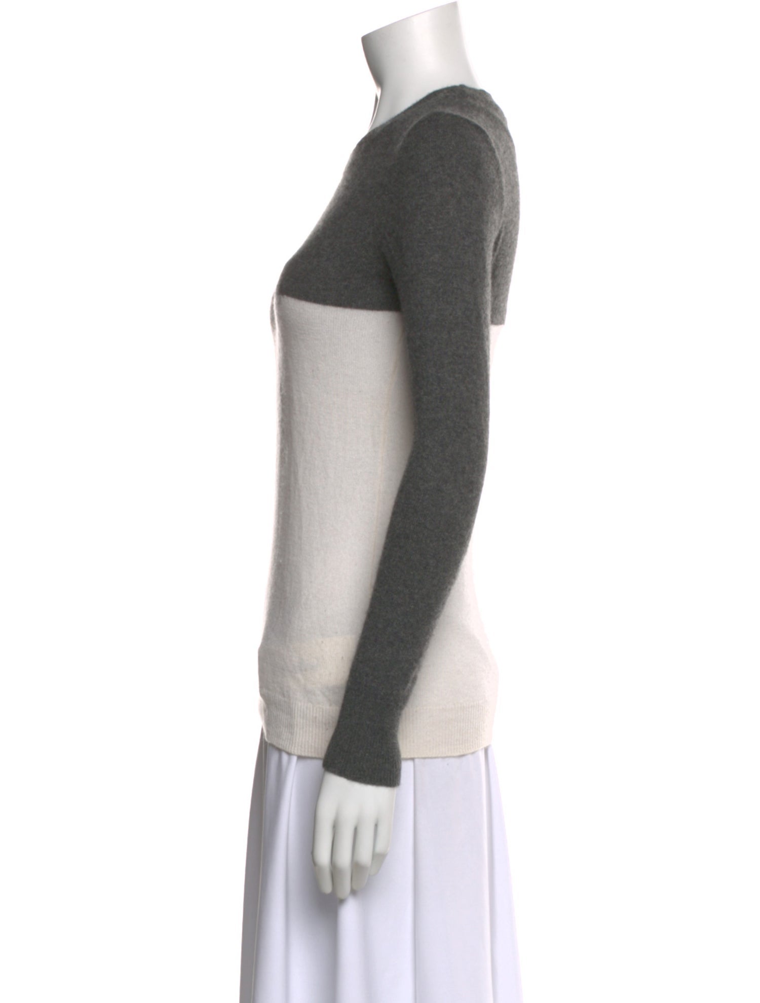 Minnie Rose Cashmere Graphic Print Sweater