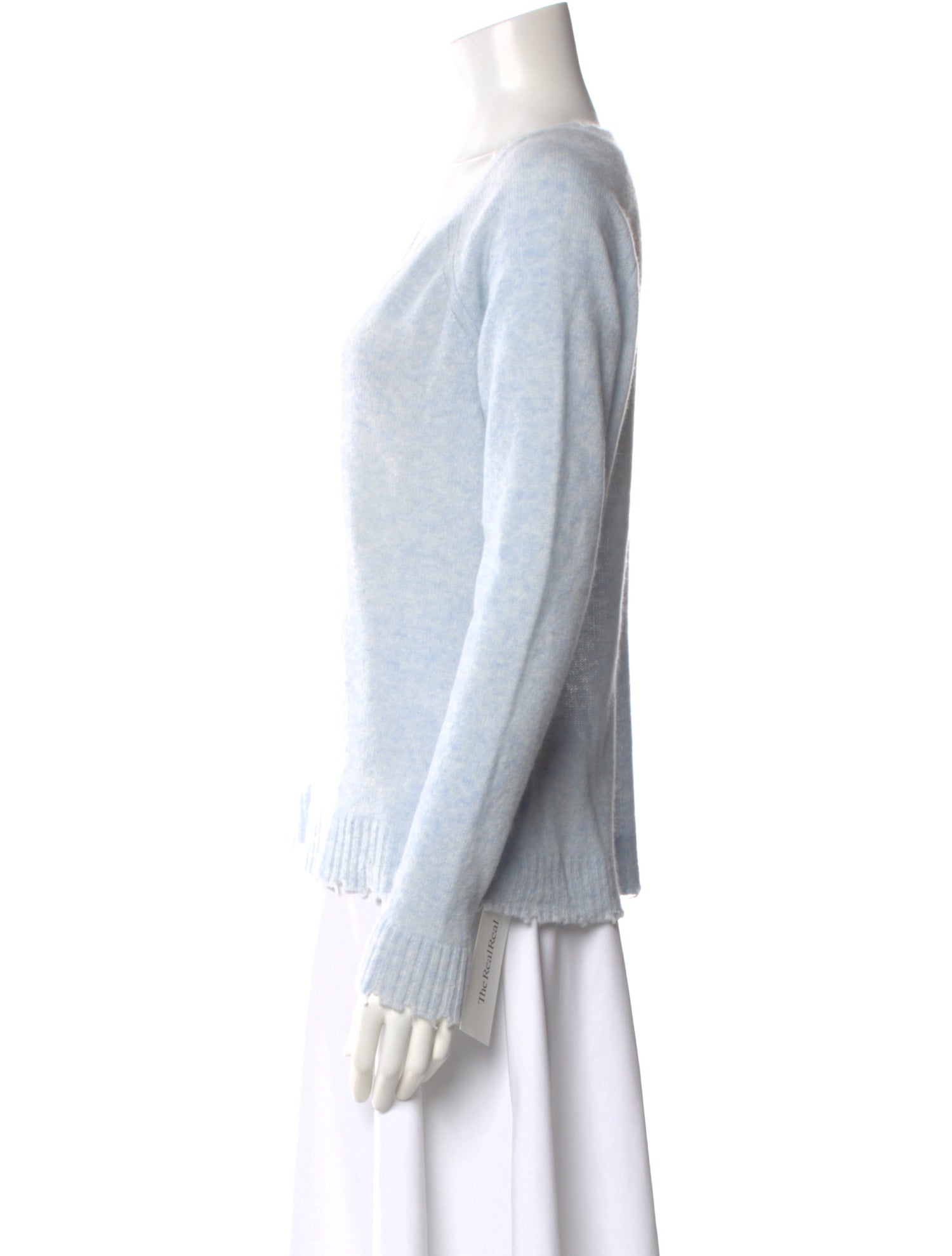 Minnie Rose Cashmere V-Neck Sweater