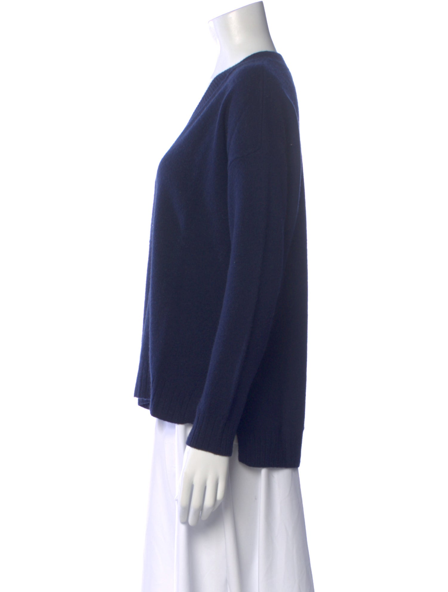 Minnie Rose Cashmere V-Neck Sweater