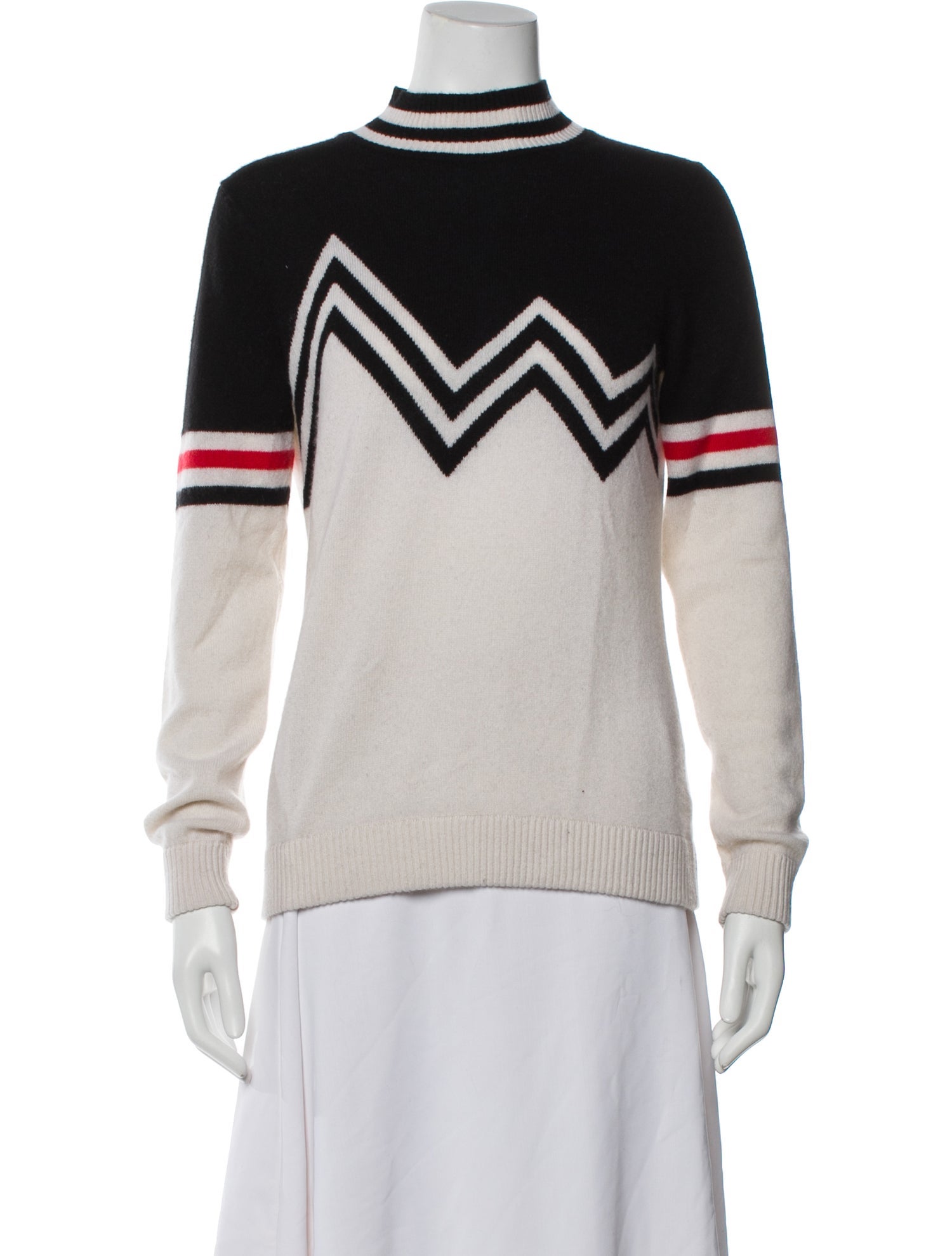 Minnie Rose Cashmere Striped Sweater