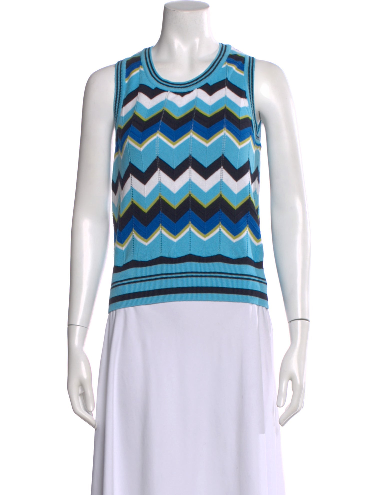 Minnie Rose Striped Scoop Neck Sweater w/ Tags