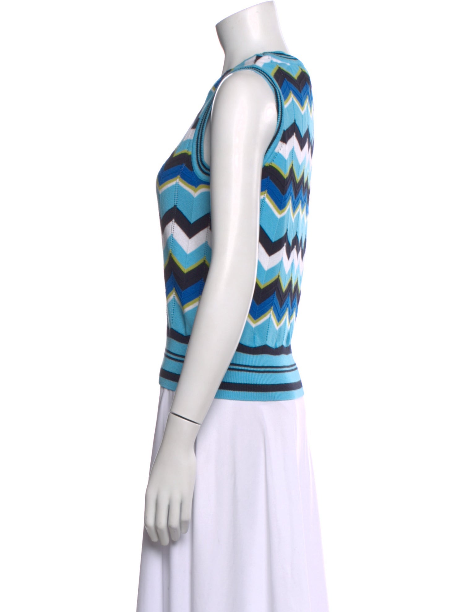 Minnie Rose Striped Scoop Neck Sweater w/ Tags