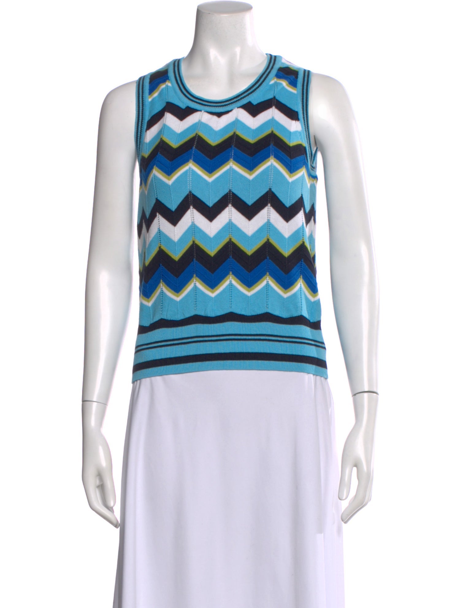 Minnie Rose Striped Scoop Neck Sweater w/ Tags