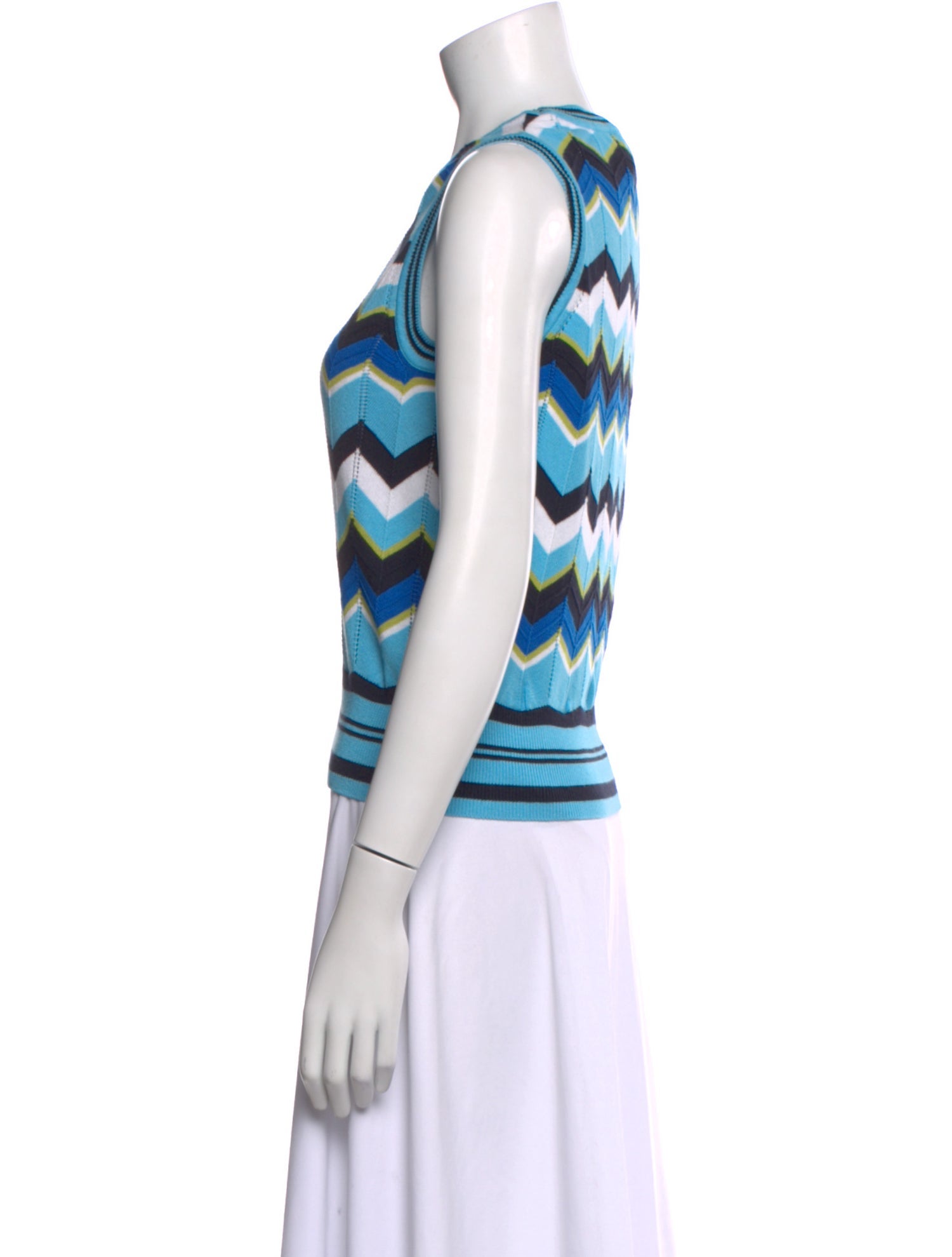 Minnie Rose Striped Scoop Neck Sweater w/ Tags