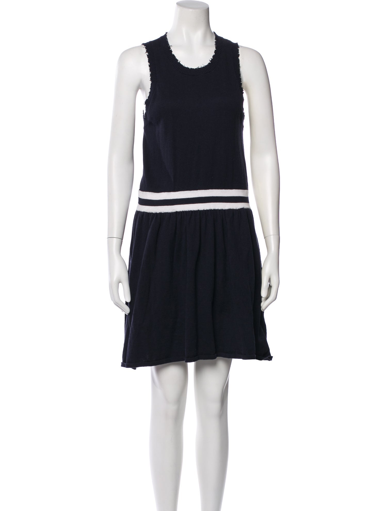 Minnie Rose Scoop Neck Mini Dress