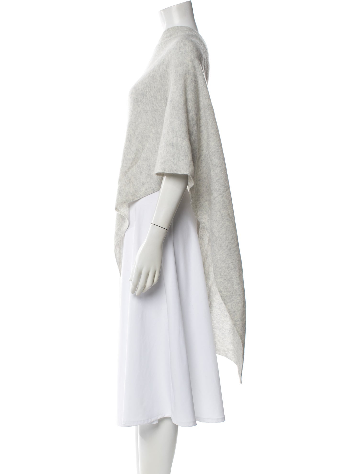 Minnie Rose Cashmere One-Shoulder Sweater