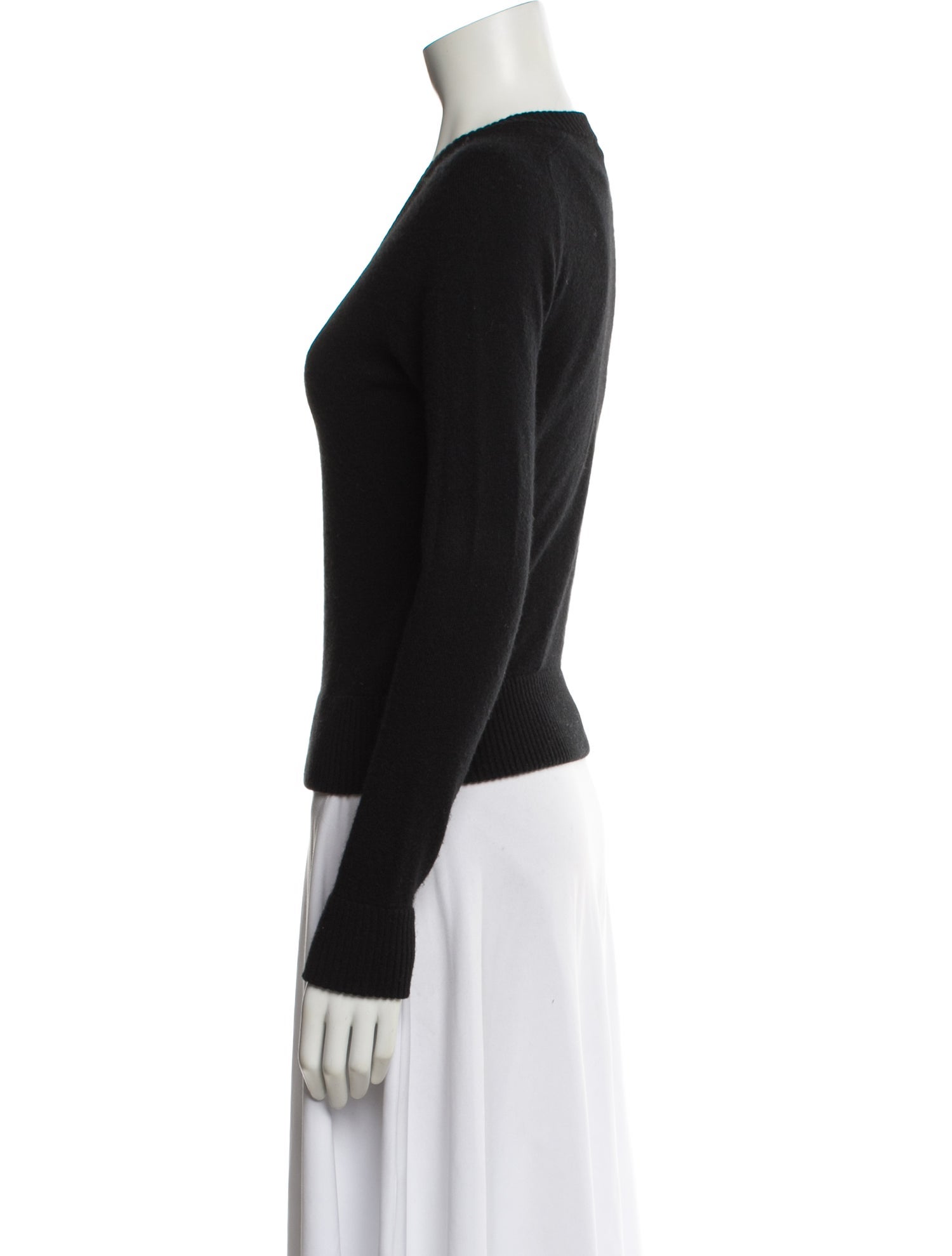 Minnie Rose Cashmere V-Neck Sweater