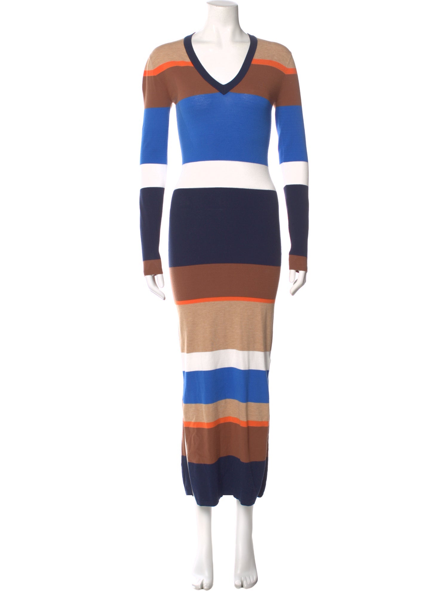 Minnie Rose Striped Long Dress