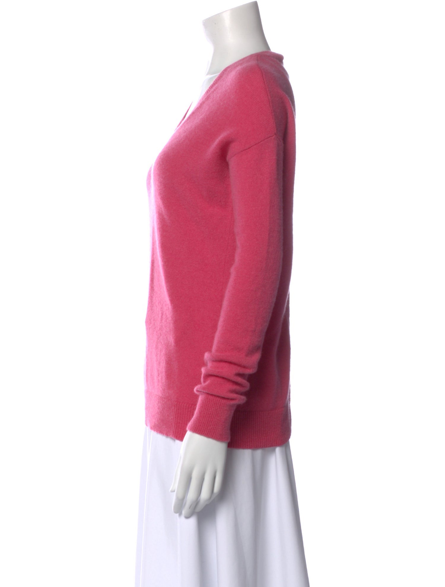 Minnie Rose Cashmere V-Neck Sweater