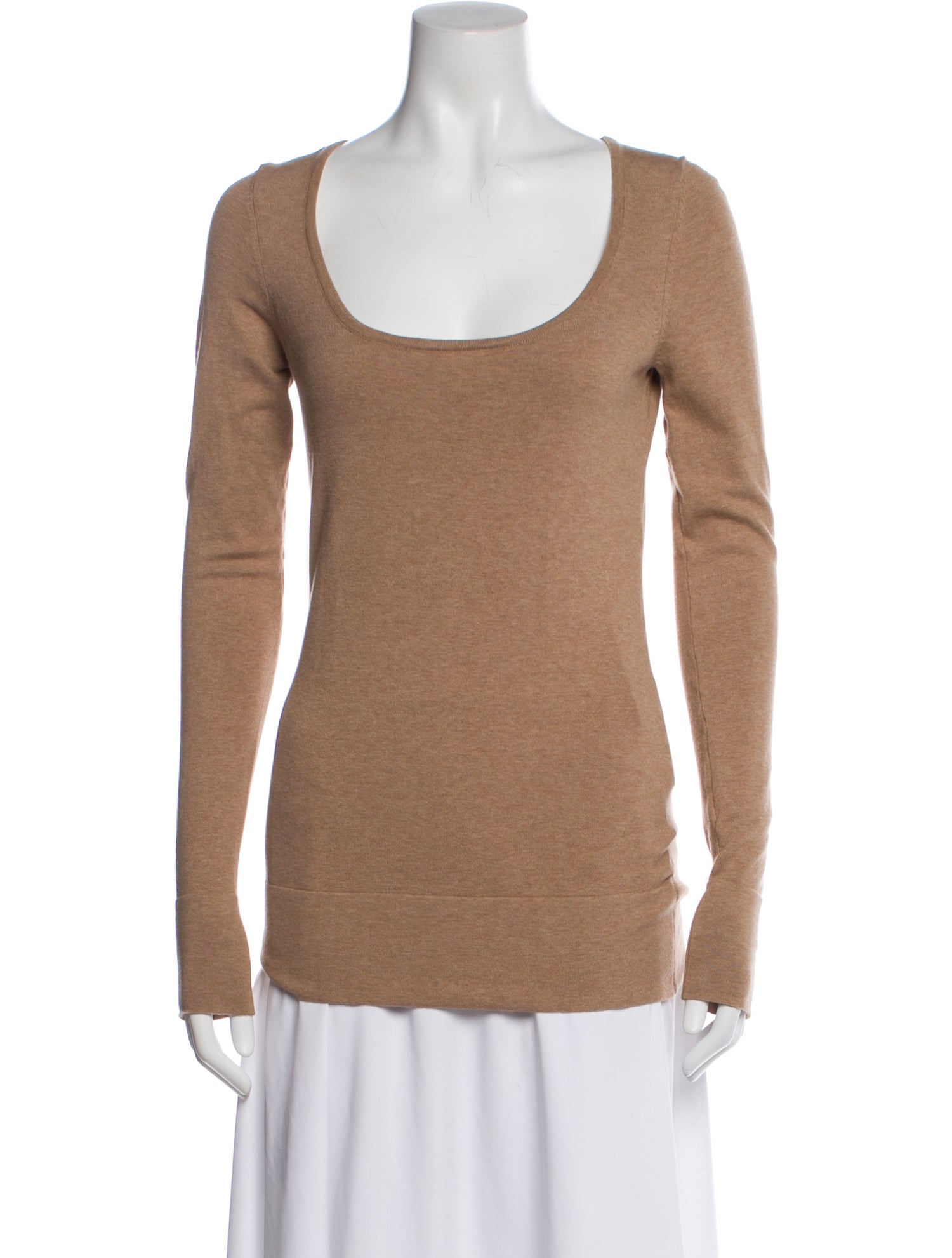 Minnie Rose Scoop Neck Sweater