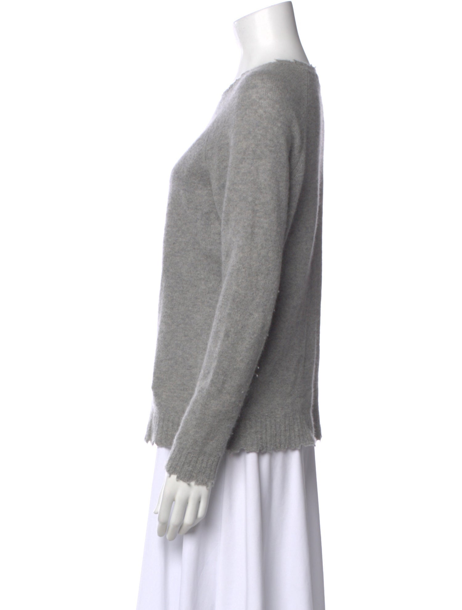 Minnie Rose Cashmere Scoop Neck Sweater